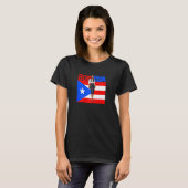 Womens Boricua Roots Puerto Rico Pride PR Souvenir T-shirt (Voorkant volledig)