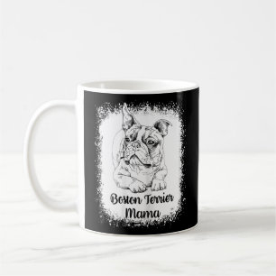 Womens Boston Terrier Mama Bleaching Cute Dog Mam Koffiemok