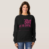 Womens Bowhun Archer Deer Hunter Girls Bowhunt Trui (Voorkant volledig)