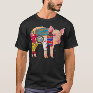Womens bowlingART Pig. Hon Baltimore (Pigtown) Ori T-shirt