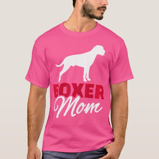 Womens Boxer Mam T-shirt (Voorkant)