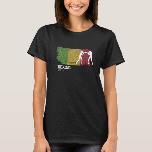 Womens Boxing Mali Combat Sports Fighter Boxing  1 T-shirt (Voorkant)
