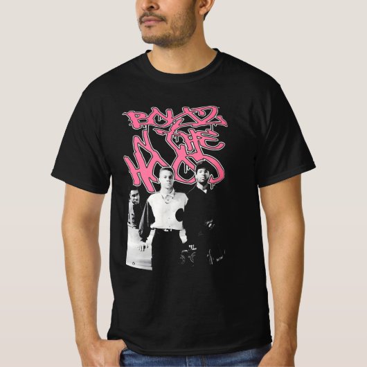 Womens Boyz N The Hood Mineral Wash Top in Black/P (Voorkant)