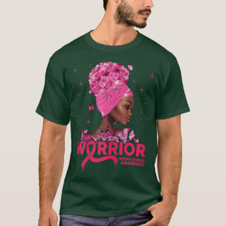 Womens Breast Cancer Warrior Pink Ribbon Breast Ca T-shirt