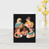 Womens Breastfeeding Lactation Consultant Birth Wo Kaart (Gele Bloem)