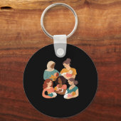 Womens Breastfeeding Lactation Consultant Birth Wo Sleutelhanger (Voorkant)
