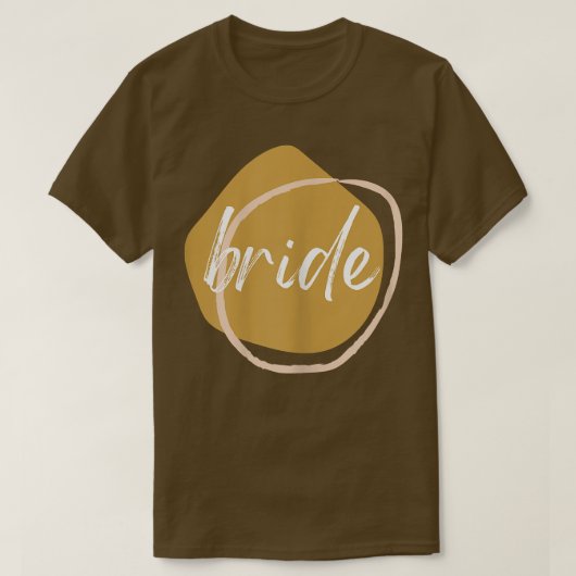 Womens BRIDE Matching TEAM BRIDE shirt voor bruilo (Design voorkant)