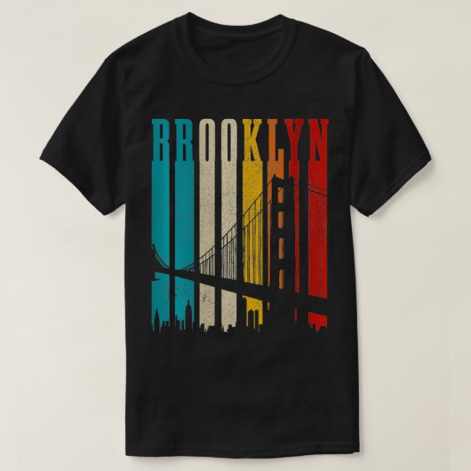 Womens Brooklyn Bridge  NY NYC Pride New Yo T-shirt (Design voorkant)