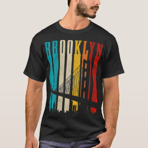 Womens Brooklyn Bridge NY NYC Pride New Yo T-shirt