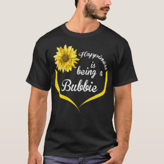 Womens Bubbie Gift Happiness is een bubbie T-shirt