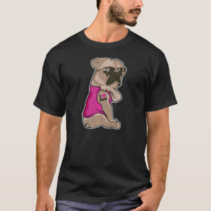 Womens Bulldog Love Mam Tattoo Tattoo Artist Tatt T-shirt