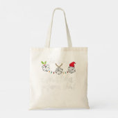 Womens Bunco Kerstmis Pajama-wedstrijd nacht Tote Bag (Achterkant)