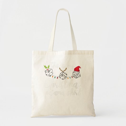 Womens Bunco Kerstmis Pajama-wedstrijd nacht Tote Bag (Voorkant)
