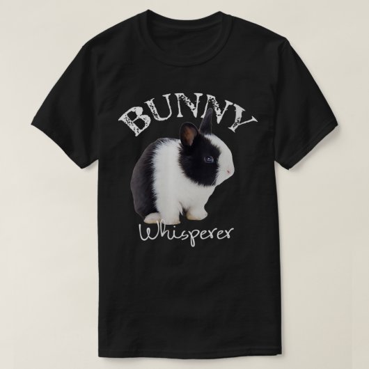 Womens Bunny Whisperer Funny Pet Rabbit Gift i Lov T-shirt (Design voorkant)