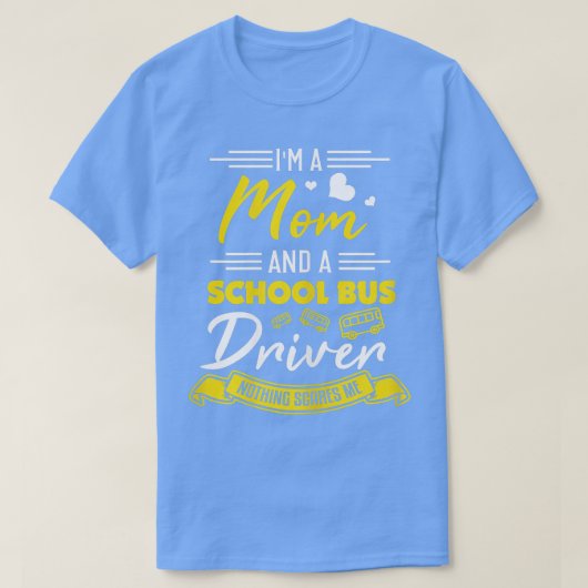 Womens Bus Driver Mam Funny Mam School Bus Drive T-shirt (Design voorkant)