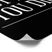 Womens But Did You Die Funny Gym Workout Motivatio Poster (Hoek)