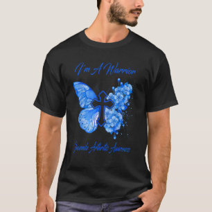 Womens Butterfly Ik ben een krijger Juveniele Artr T-shirt