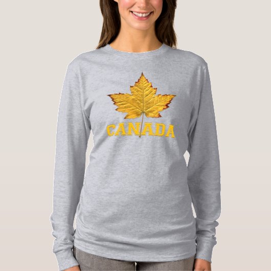 Women's Canada Shirt Team Canada Souvenir Shirten (Voorkant)
