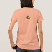 Women's Canada Souvenir Shirt Plus Size Gold Medal (Achterkant)