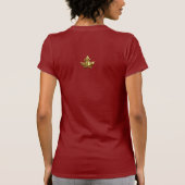 "Women's Canada Souvenir T-shirt Gold Maple Leaf" (Achterkant)