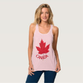 Women's Canada Tanktop Personalized Canada Shirt (Volledige Voorkant)