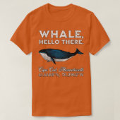 Womens Cape Cod Massachusets Whale Hallo daar T-shirt (Design voorkant)