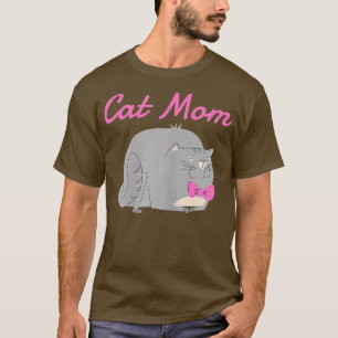 Womens Cat Mam Shirt Funny Cat Lovers Moederdag
