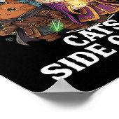 Womens Cats Side Quest Distracted Tabletop Funny S Poster (Hoek)