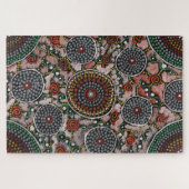 Womens Ceremony en Body Paint Jigzaag Puzzle Legpuzzel (Horizontaal)