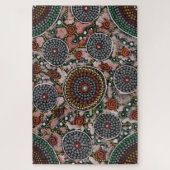 Womens Ceremony en Body Paint Jigzaag Puzzle Legpuzzel (Verticaal)