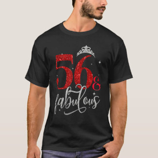 Womens Chapter 56 Est 1966 56 Years Old 56th Birth T-shirt