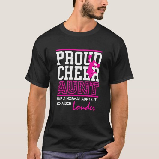 Womens Cheerlead T Shirt Proud Cheer Tunt T-shirt (Voorkant)