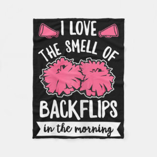 Womens Cheerleading Quote For A Cheer Girl  Fleece Deken