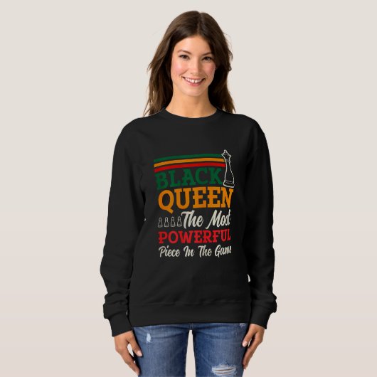 Womens Chess Queen Most Powerful Piece Checkmate C Trui (Voorkant volledig)