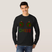 Womens Chest Nuts Chestnuts Christmas Matching Cou T-shirt (Voorkant volledig)