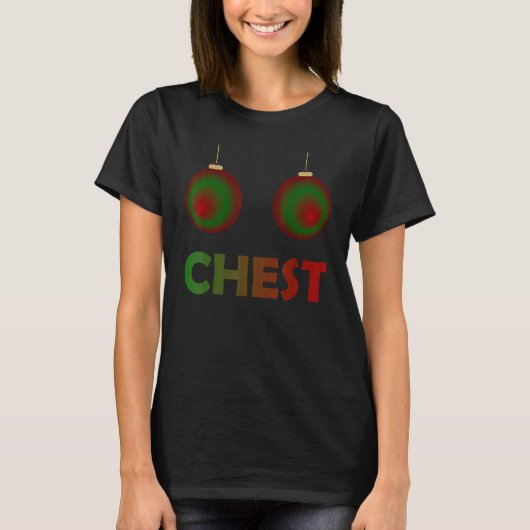 Womens Chest Nuts Chestnuts Christmas Matching Cou T-shirt (Voorkant)