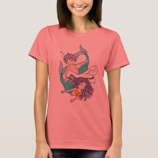 Women's Chibi Pisces T-Shirt (Voorkant)