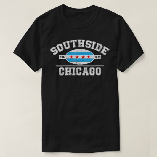 Womens Chicago Flag Southside Chicago City of Chic T-shirt (Design voorkant)