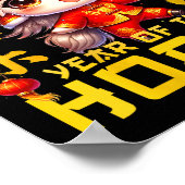 Womens Chinese New Year Clothing Red Horse Year Of Poster (Hoek)