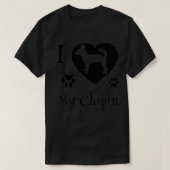 Womens Chipin Dog Design for Chipin Hondenliefhebb T-shirt (Design voorkant)