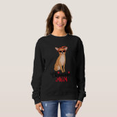 Womens Chiweenie Dog Chiweenie mama Trui (Voorkant volledig)