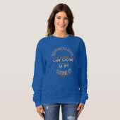 WOMEN'S CHOOSE HAPPY CHEER UP  SWEATSHIRT (Voorkant volledig)