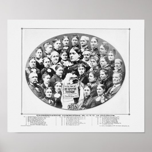 Women's Christelijk Temperance Union of Illinois Poster (Voorkant)