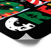 Womens Christmas 67 Crew Brainrot Funny Candy Cane Poster (Hoek)