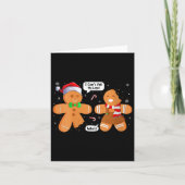 Womens Christmas Cookie Xmas Family Funny Gingerbr Kaart (Voorkant)