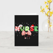 Womens Christmas Nurse Stethoscope Xmas Coquette B Kaart (Gele Bloem)