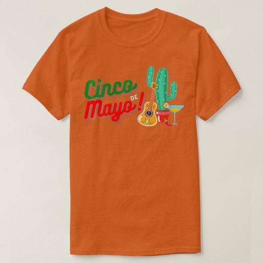 Womens Cinco de Mayo Fiesta Camisa, 5 De Mayo, mei T-shirt (Design voorkant)