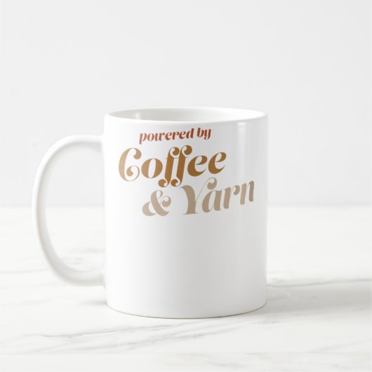 Womens Coffee And Yarn Funny Knitting Sewing Quilt Koffiemok (Links)