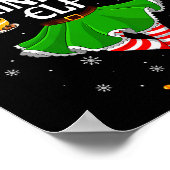 Womens Coffee Drinking Elf Christmas Girls Women E Poster (Hoek)