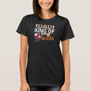 Womens Coffee Wine Quote Barista Cool Coffee Wine T-shirt